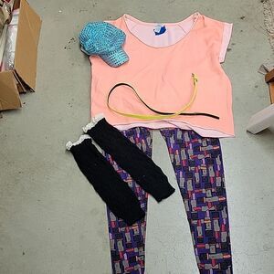 80's Halloween costume adult size 3x